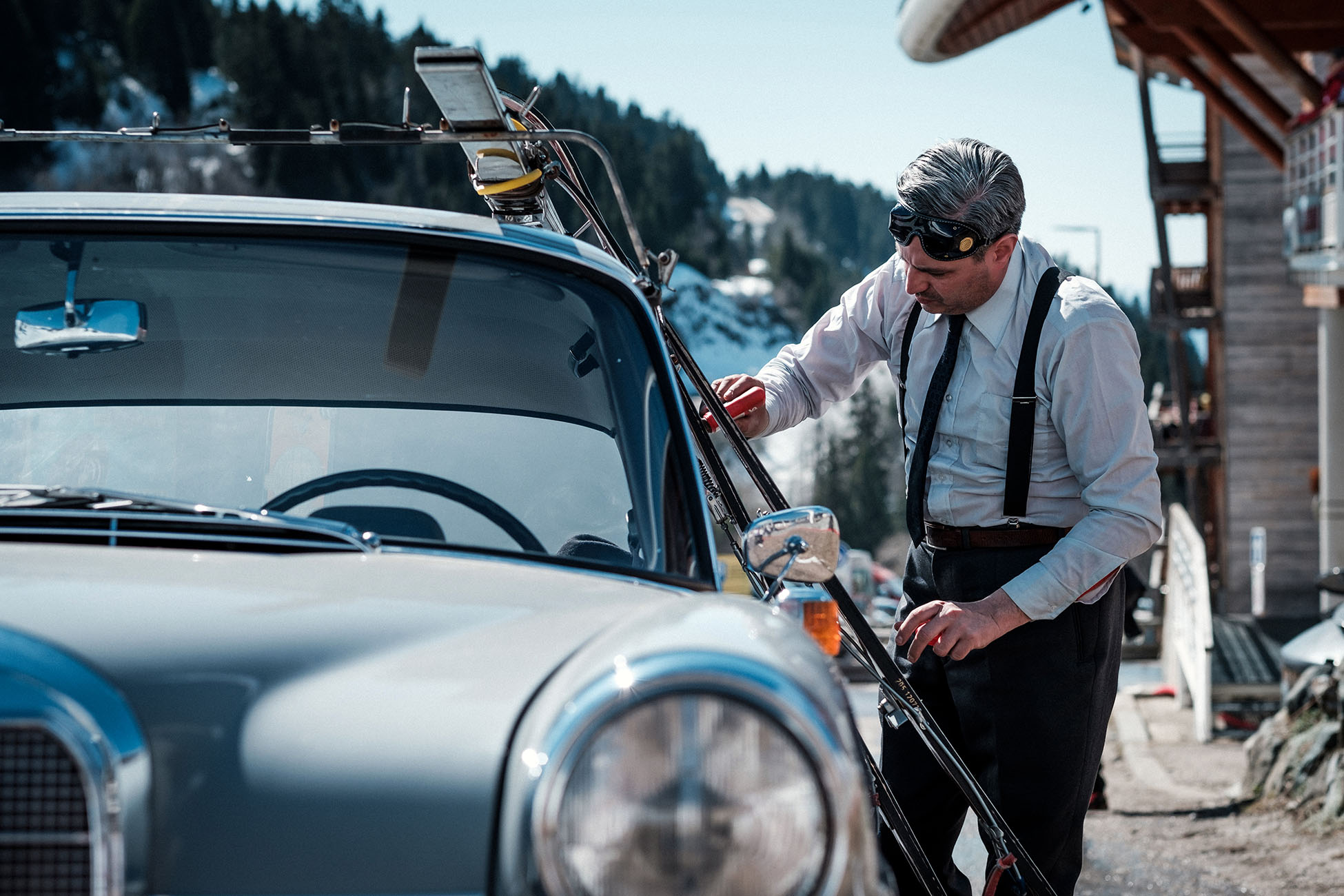 Jerome Pantalacci Alpine Classique 2022 Mercedes 190 3