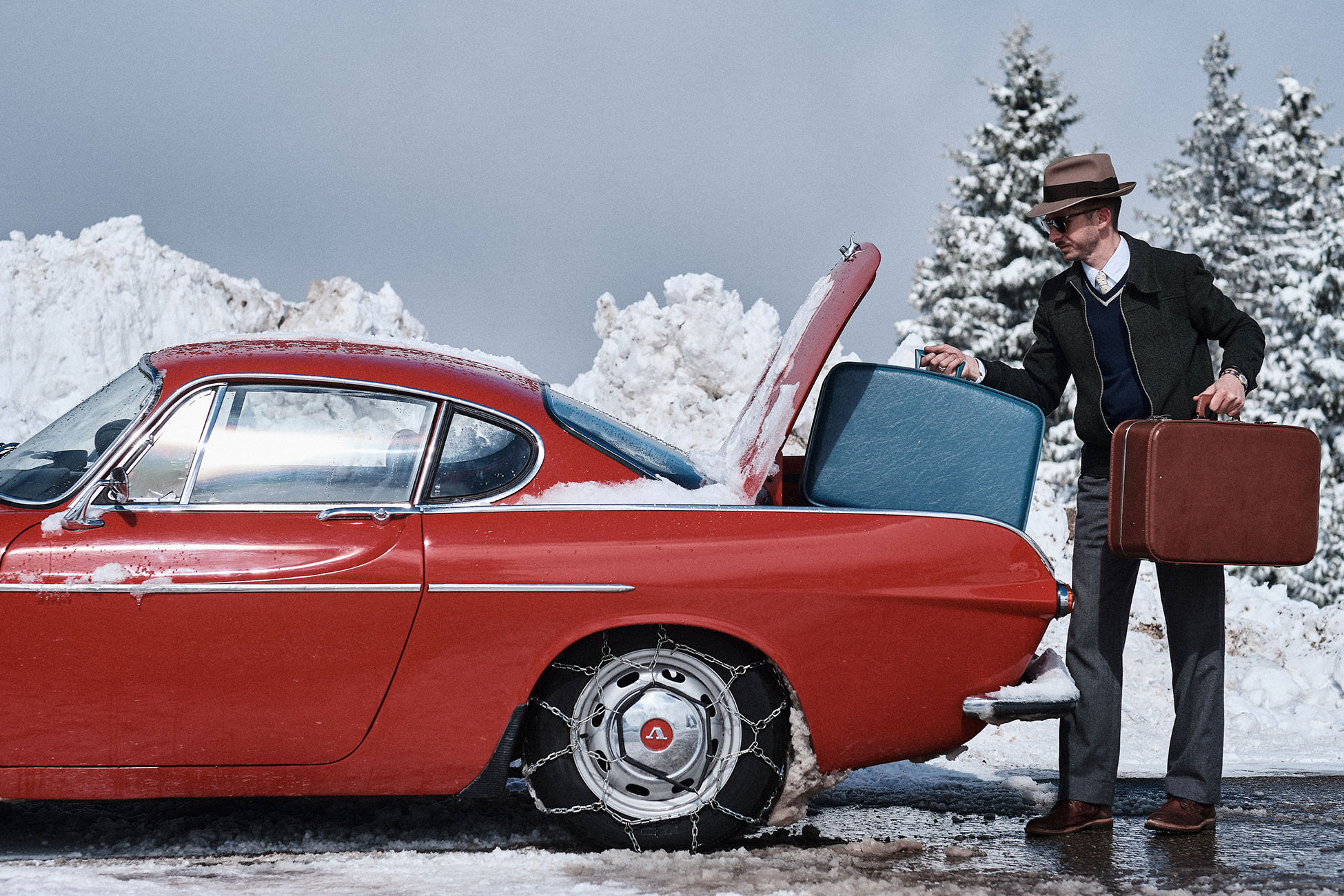 Jerome Pantalacci Alpine Classique 2026 Scene Volvo P1800 Eric 4